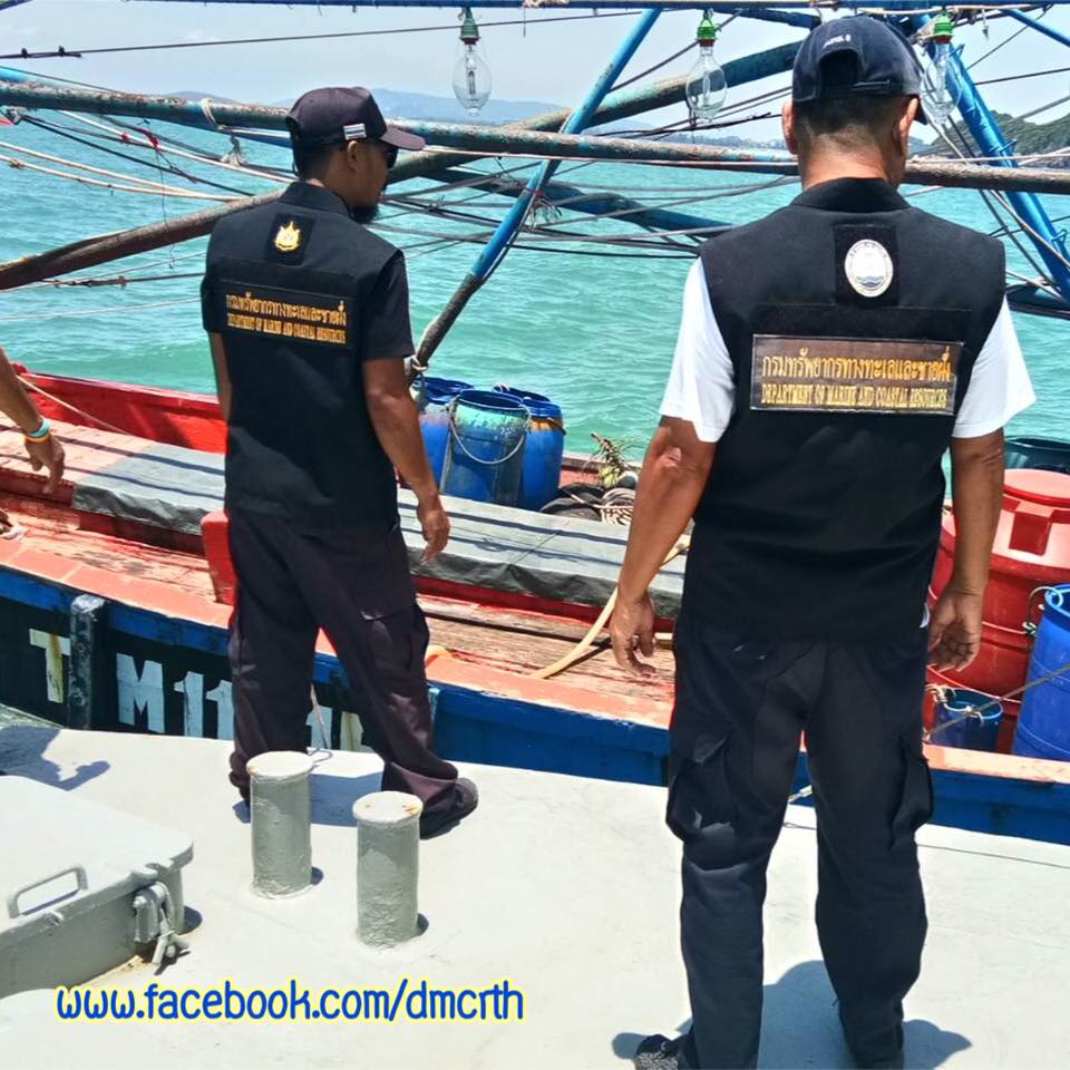 ตรวจเรือประมงสงขลา ไม่พบผิดกฎหมาย