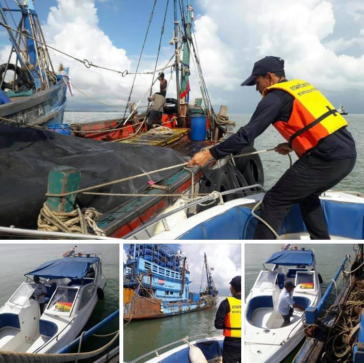 ตรวจเรือประมงสงขลา เอกสารครบตามระเบียบ IUU