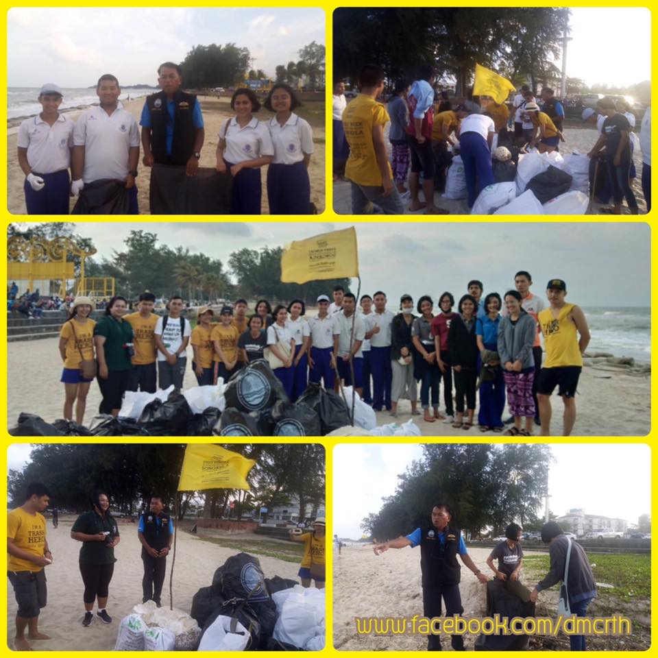 ชวน Trash Hero สงขลา เก็บขยะหาดชลาทัศน์