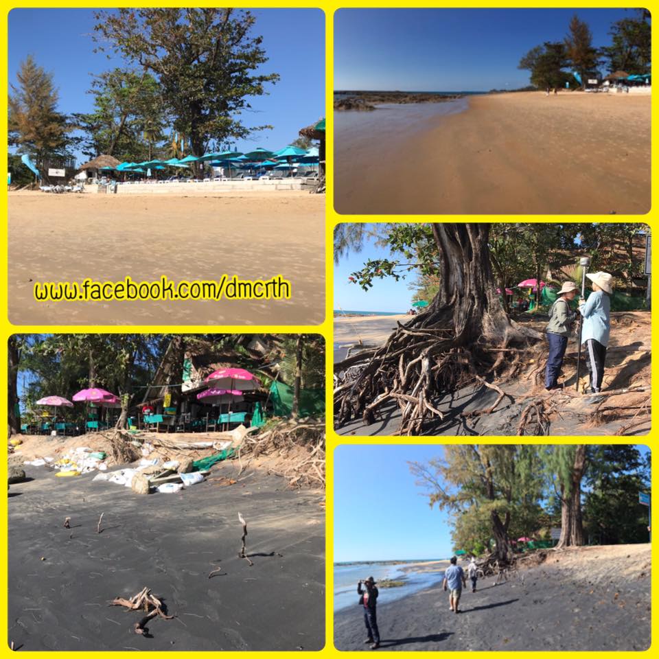 พบการกัดเซาะชายฝั่งคงที่ หาดนางทอง ทะเลพังงา