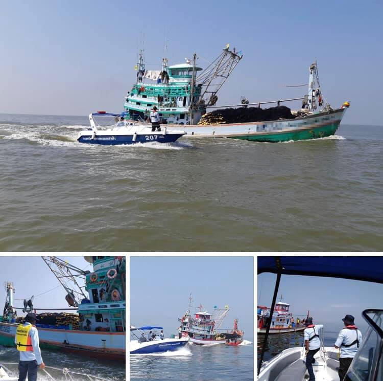 ตรวจเรือประมงสมุทรสาคร เอกสารครบตามระเบียบ IUU