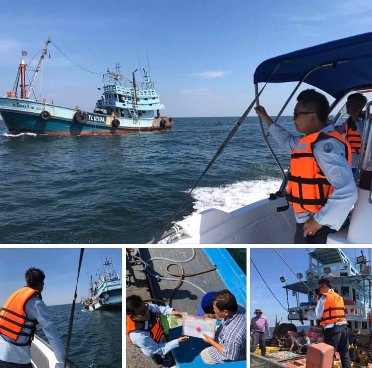 ตรวจเรือประมงทะเลเพชรบุรี เอกสารครบตามระเบียบ IUU
