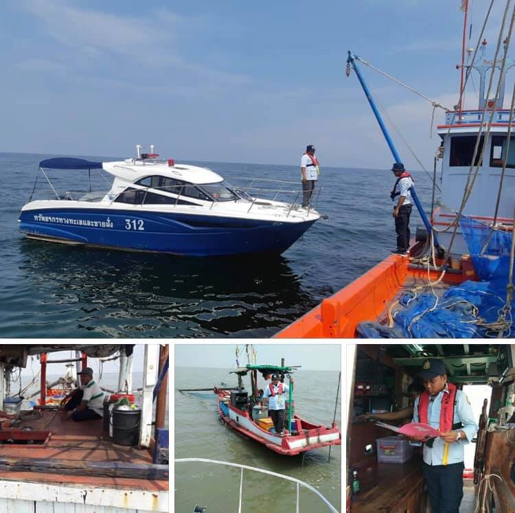 ตรวจเรือประมงสมุทรสาคร เอกสารครบตามระเบียบ IUU