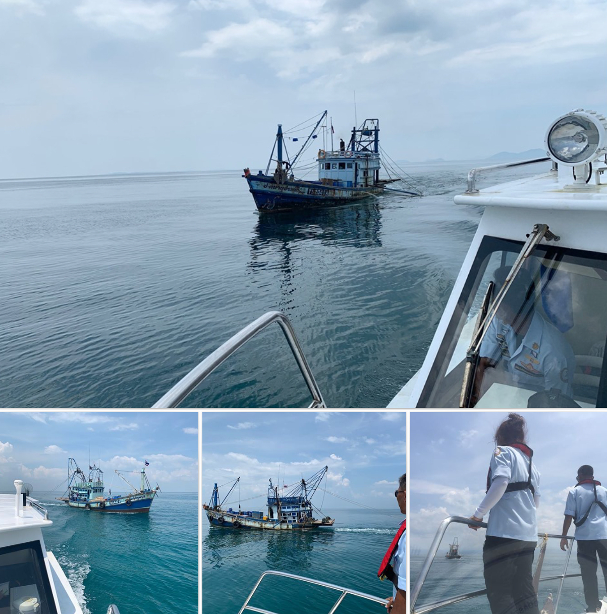 ตรวจเรือประมงตราด เอกสารครบตามระเบียบ IUU