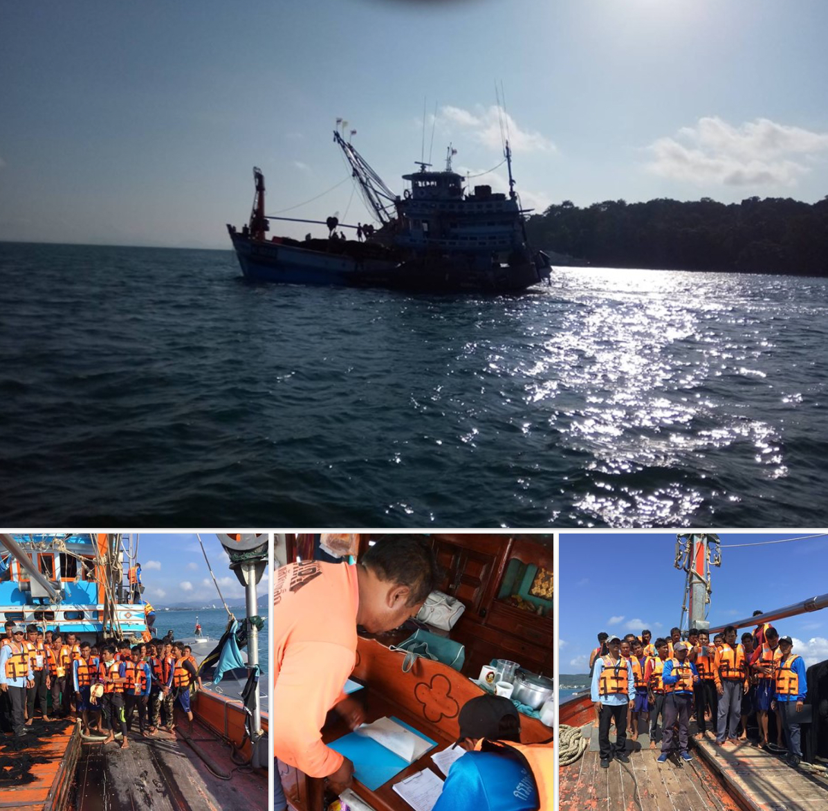 ตรวจเรือประมงพังงา เอกสารครบตามระเบียบ IUU