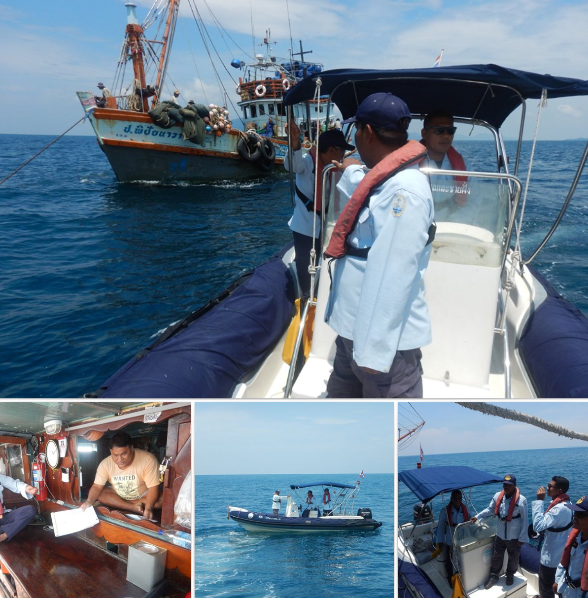 ตรวจเรือประมงตรัง เอกสารครบตามระเบียบ IUU