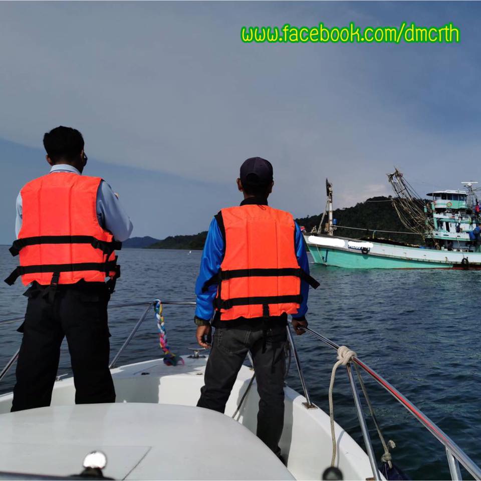 ตรวจเรือประมงพังงา ไม่พบผิดกฎหมาย