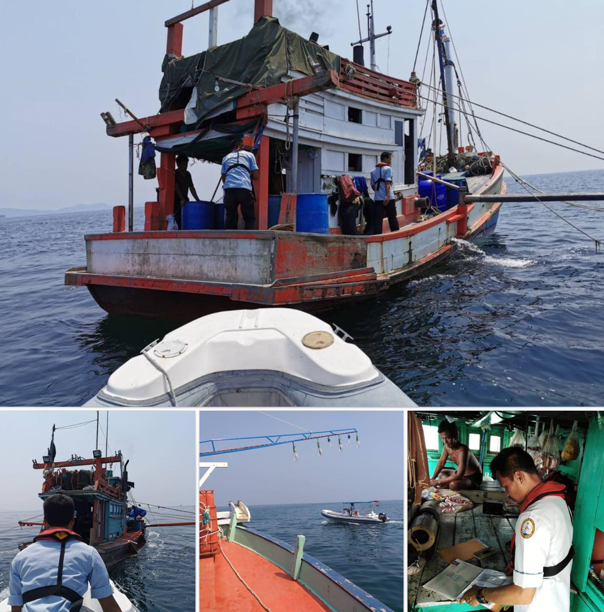 ตรวจเรือประมงชลบุรี แปดริ้ว เอกสารครบตามระเบียบ IUU