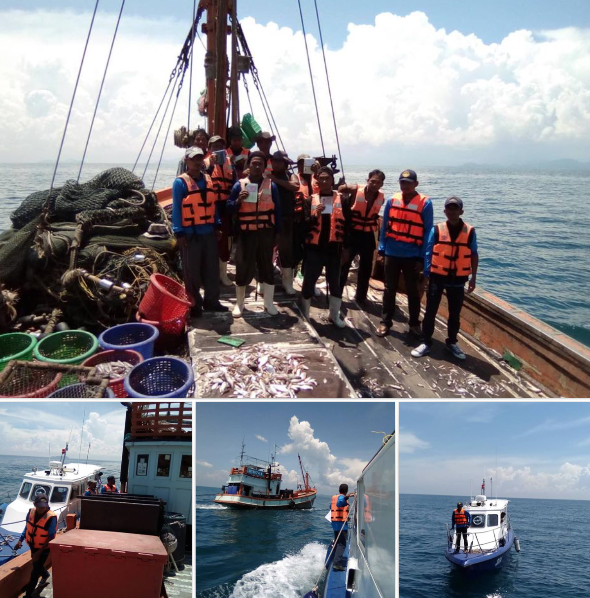 ตรวจเรือประมงพังงา เอกสารครบตามระเบียบ IUU