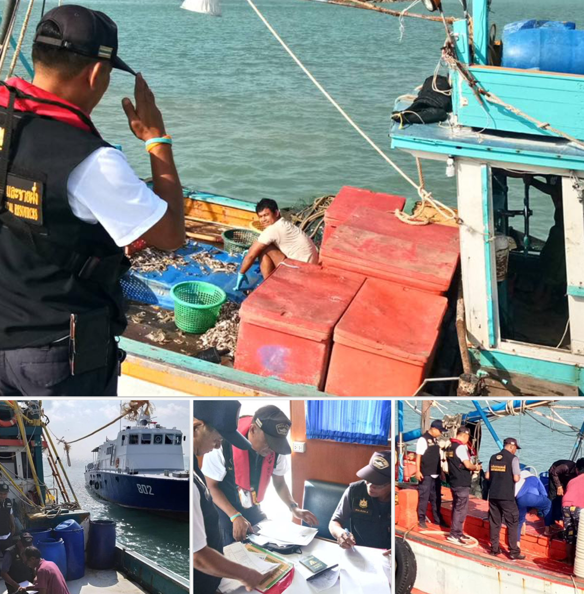 ตรวจเรือประมงสงขลา เอกสารครบตามระเบียบ IUU