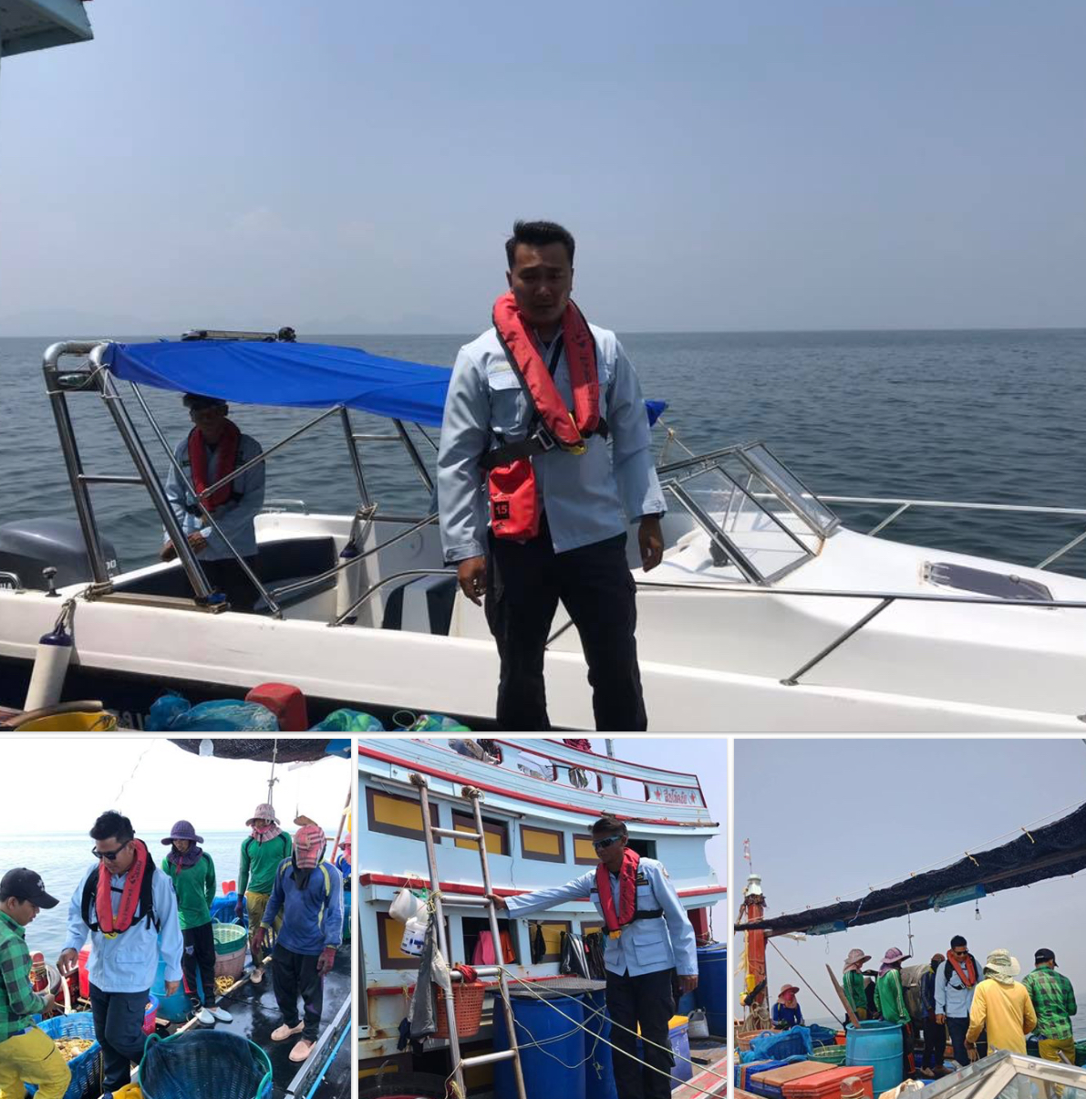ตรวจเรือประมงเพชรบุรี/ประจวบฯ เอกสารครบตามระเบียบ IUU