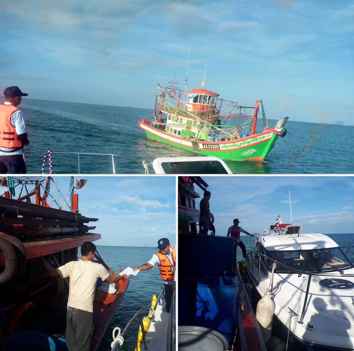 ตรวจเรือประมงทะเลสตูล เอกสารครบตามระเบียบ IUU