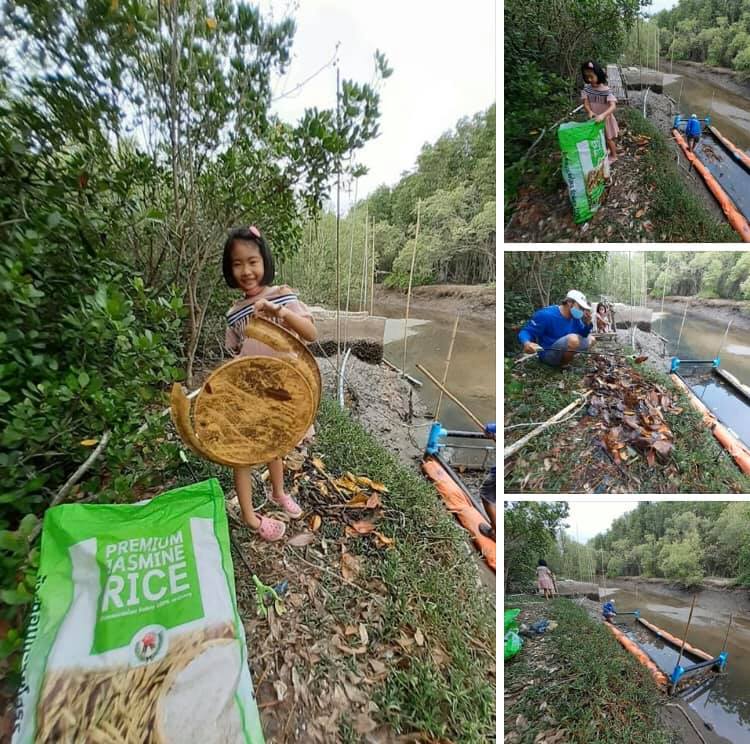 เด็กน้อยมีน้ำใจ ช่วยเก็บขยะคลองคอย ประจวบคีรีขันธ์
