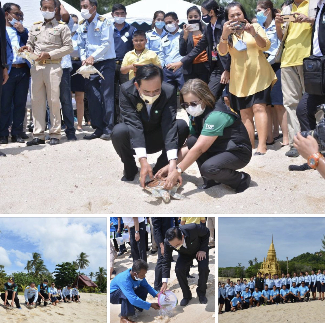 ร่วมต้อนรับนายกรัฐมนตรี เปิดประเทศรับนักท่องเที่ยวเกาะสมุย