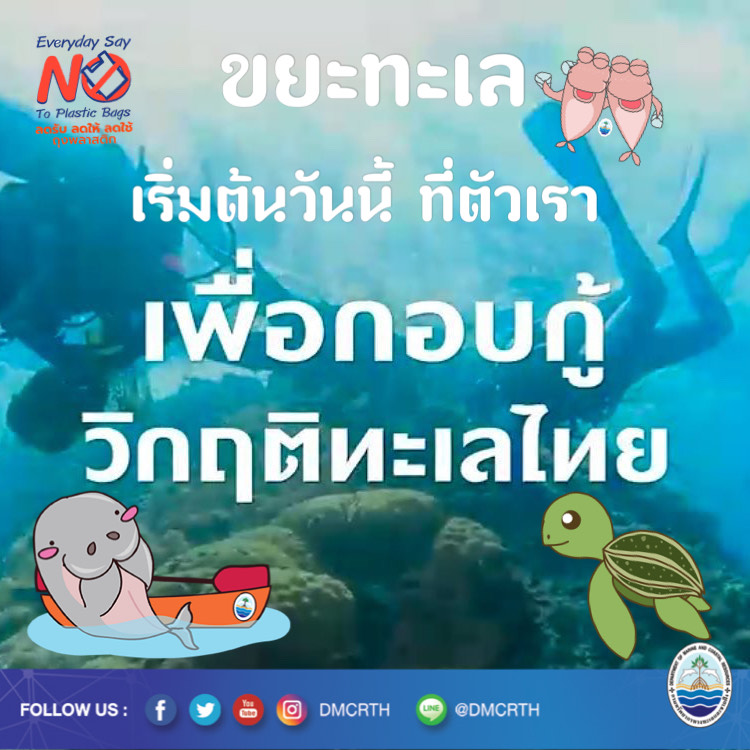 มาเรียม ชวนชาวไทยสู้ภัยไวรัสโควิด-๑๙ และขยะทะเล