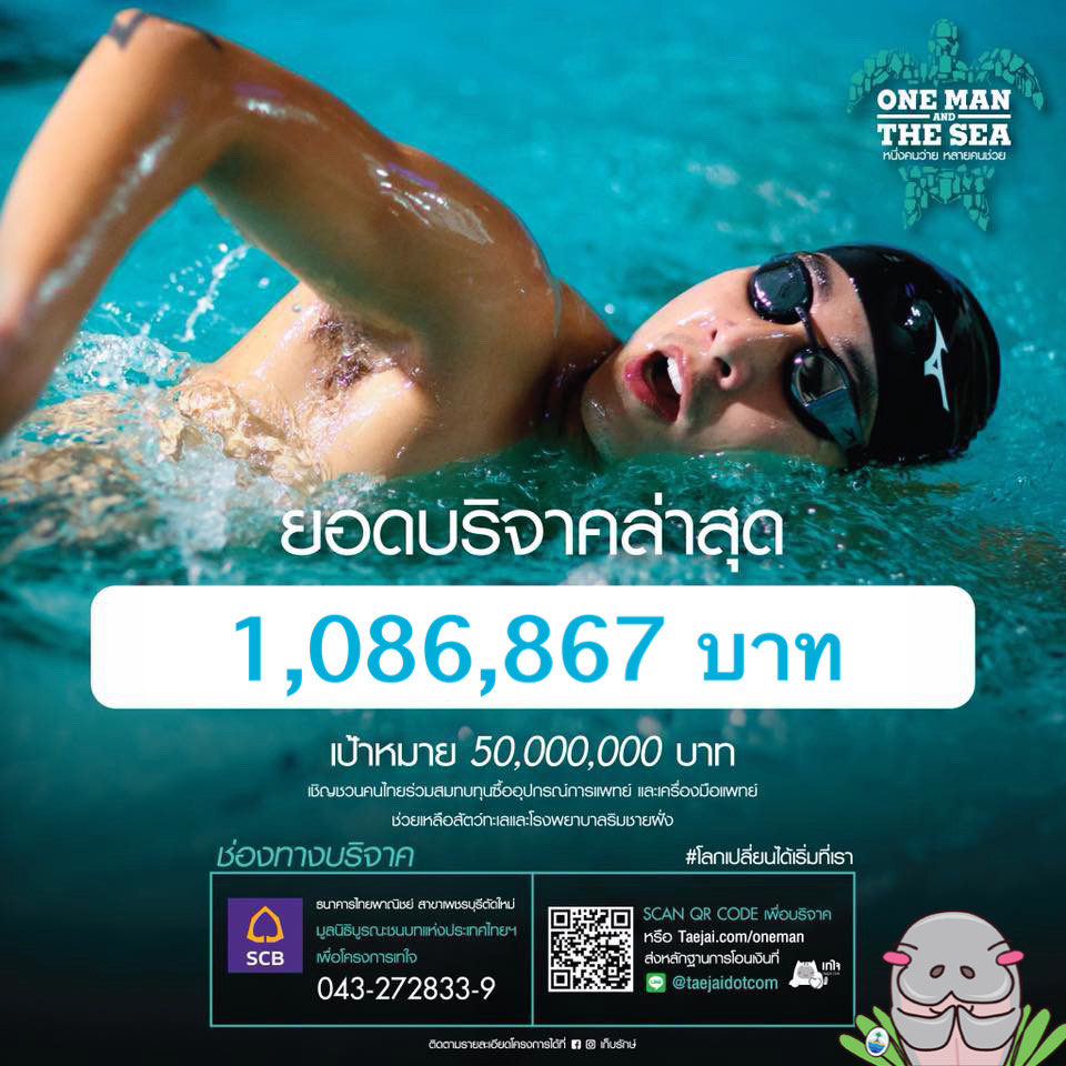 รวมพลังเป็นหนึ่ง เพื่อช่วยสัตว์ทะเลหายากกับโตโน่ ภาคิน