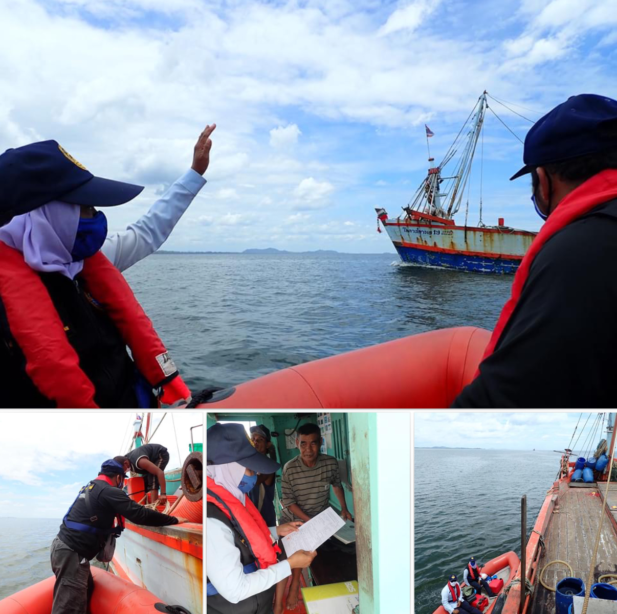 ตรวจเรือประมงตรัง เอกสารครบตามระเบียบ IUU