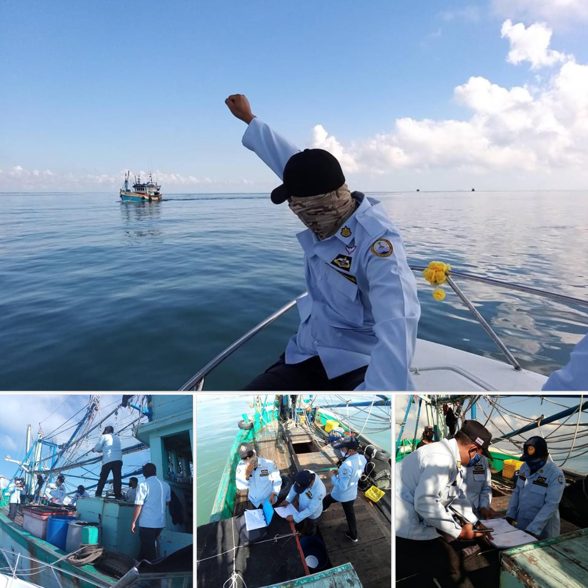 ตรวจเรือประมงสงขลา เอกสารครบตามระเบียบ IUU