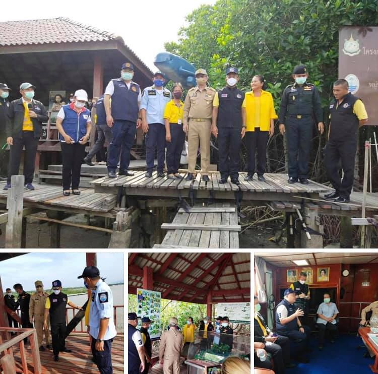 นำร่องออกตรวจติดตามแผนงานเกาะนก ฉะเชิงเทรา