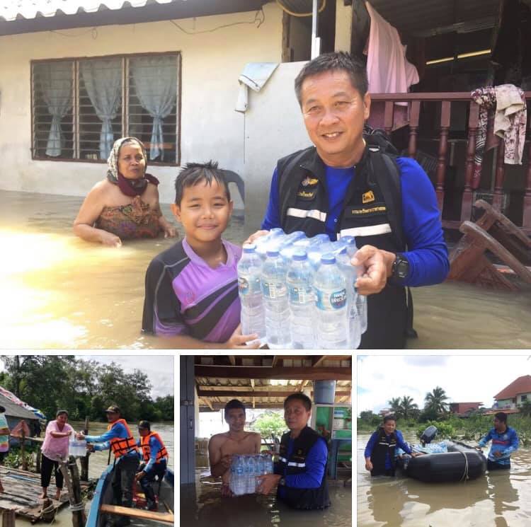 ลำเลียงความช่วยเหลือ เข้าพื้นที่ประสบอุทกภัยเมืองนครศรีธรรมราช