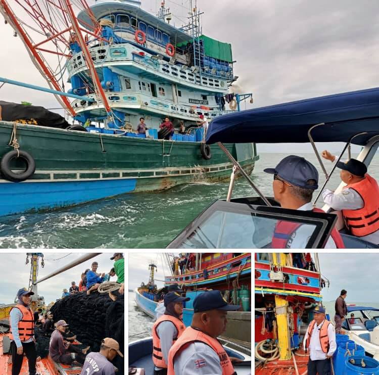 ตรวจเรือประมงทะเลสตูล เอกสารครบตามระเบียบ IUU