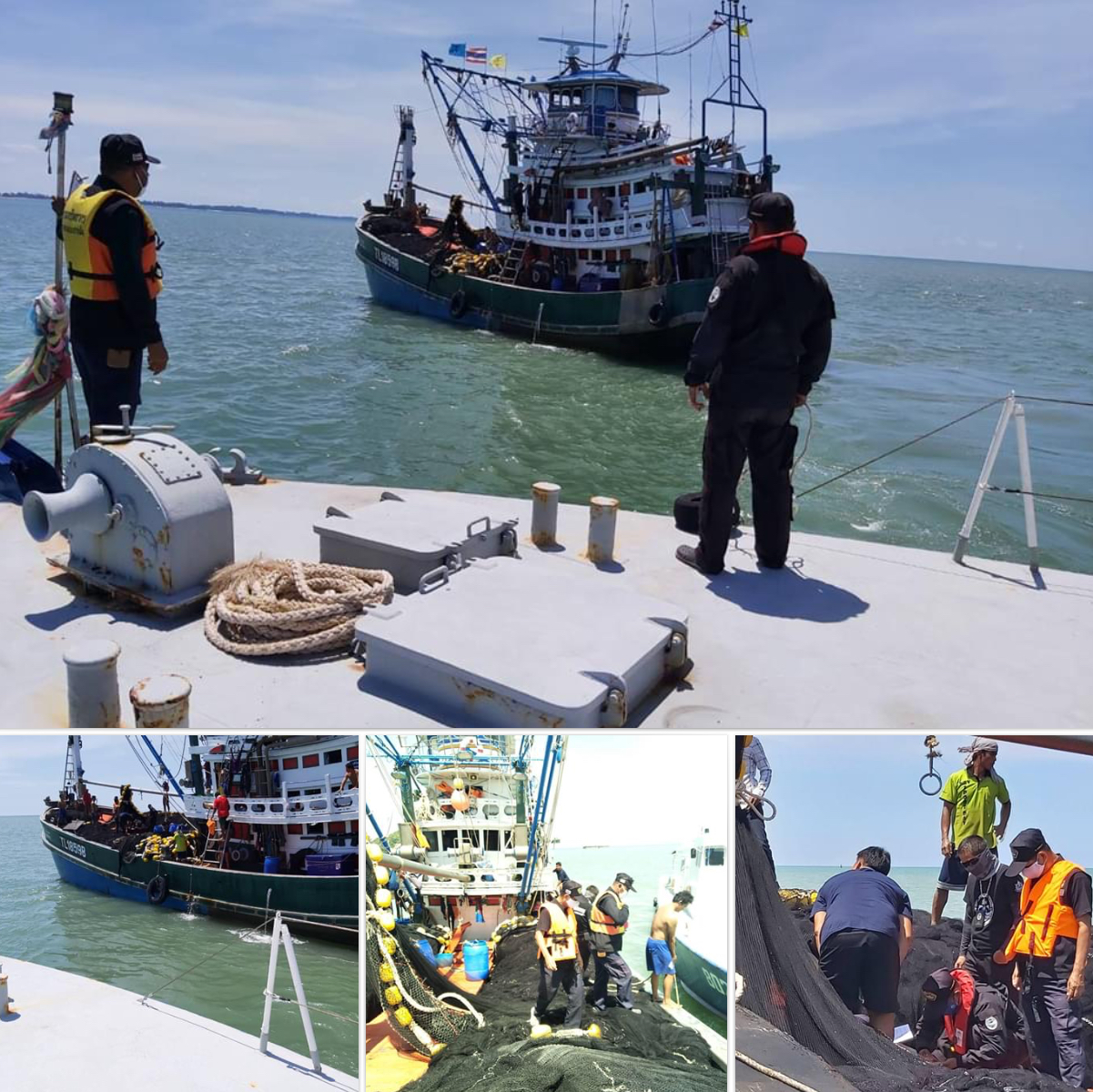 ตรวจเรือประมงสงขลา เอกสารครบตามระเบียบ IUU