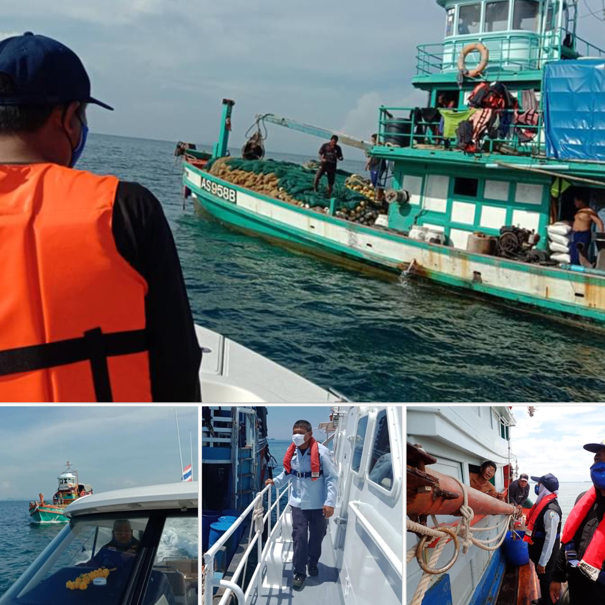 ตรวจเรือประมงกระบี่/ตรัง เอกสารครบตามระเบียบ IUU
