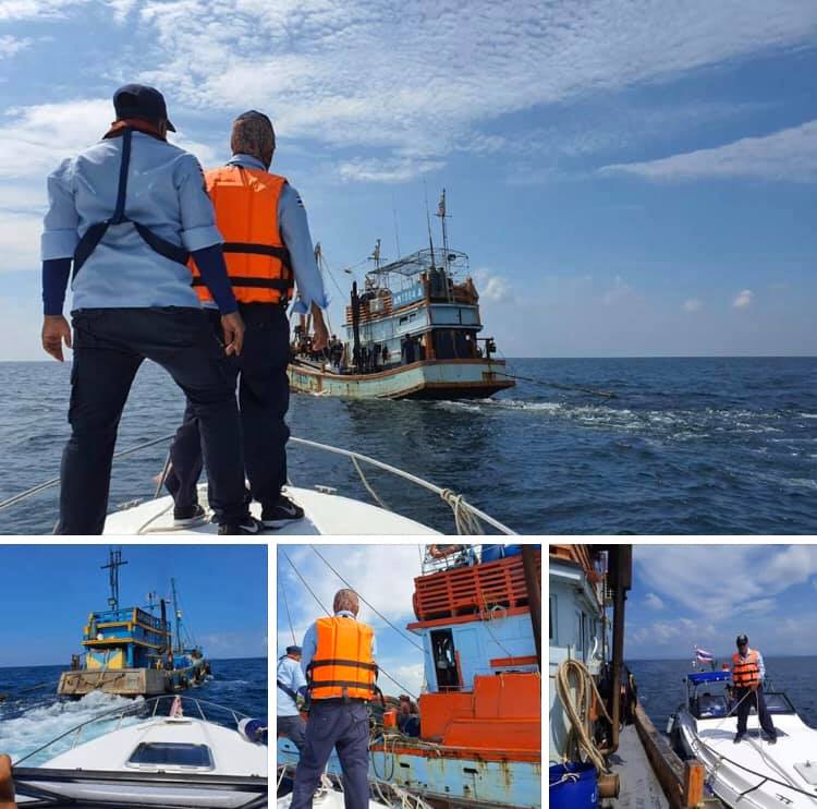 ตรวจเรือประมงพังงา ภูเก็ต เอกสารครบตามระเบียบ IUU