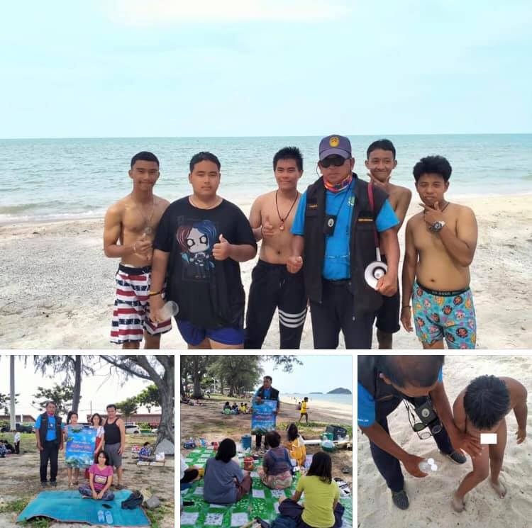 ช่วยเหลือนักท่องเที่ยวสงขลาโดนพิษแมงกะพรุน ปลอดภัยดี