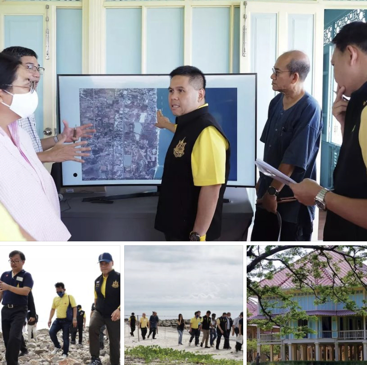 รมว.ทส. เร่งแก้น้ำทะเลกัดเซาะชายฝั่งพระราชนิเวศน์มฤคทายวัน