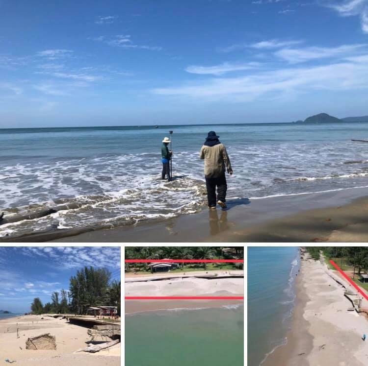 สำรวจการเปลี่ยนแปลงชายฝั่งทะเล หาดประพาส ระนอง