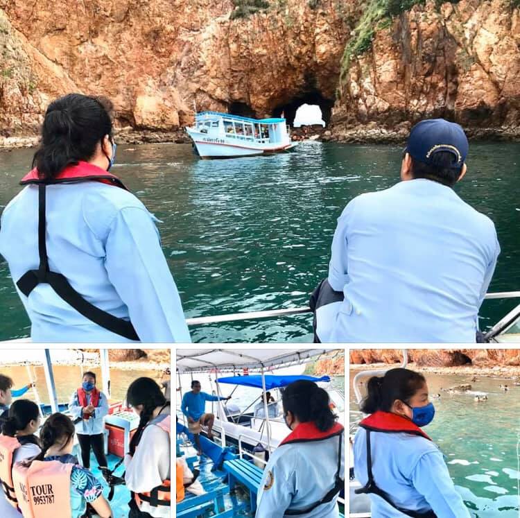 ตรวจติดตามการท่องเที่ยวเกาะทะลุ ทะเลชุมพร
