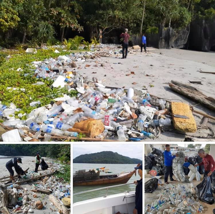 ลงพื้นที่เก็บขยะเกาะเขาใหญ่ เกาะตะรุเตา ทะเลสตูล