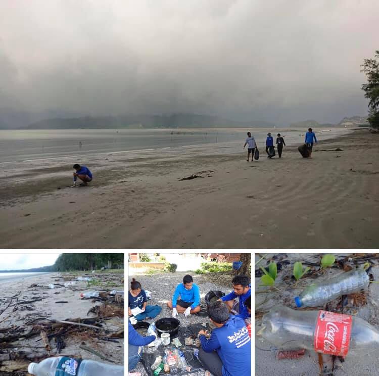 สุ่มเก็บตัวอย่างขยะหาดปากเมง/หาดปากบารา