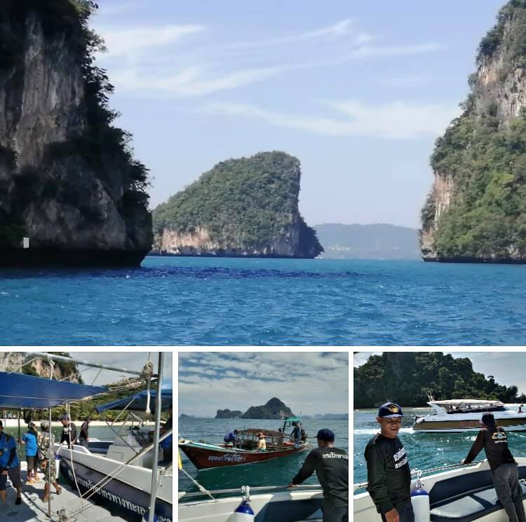 เฝ้าระวังการทิ้งสมอเรือในเขตปะการังเกาะเหลากา ทะเลกระบี่