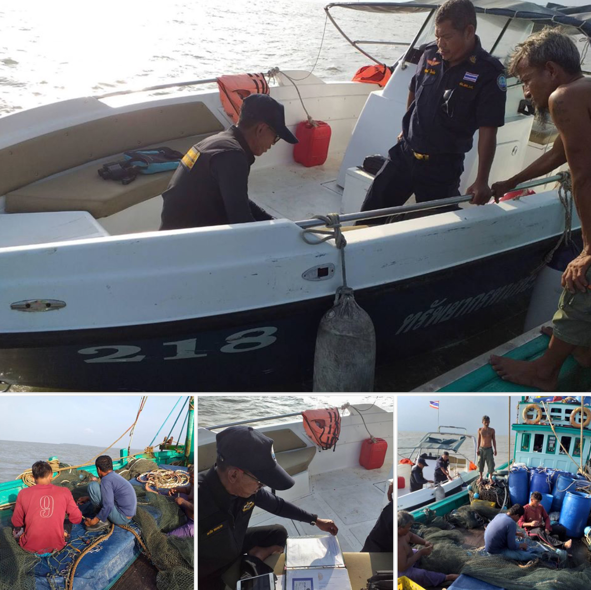 ตรวจเรือประมงนครศรีธรรมราช เอกสารครบตามระเบียบ IUU