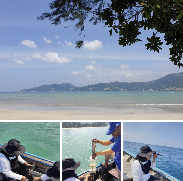 ตรวจสอบคุณภาพน้ำรอบอ่าวป่าตอง ยังไม่มีค่าผิดปกติ