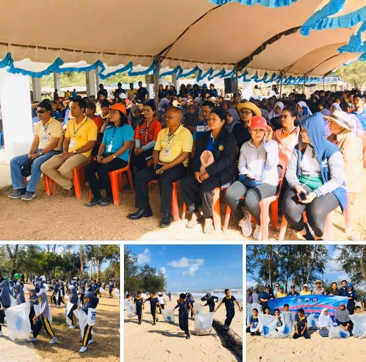 ชุมชนคุณภาพ จัดงานเก็บขยะทะเลชายหาดบ้านบ่อตรุ