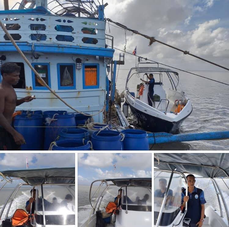 ตรวจเรือประมงนครศรีธรรมราช เอกสารครบตามระเบียบ IUU