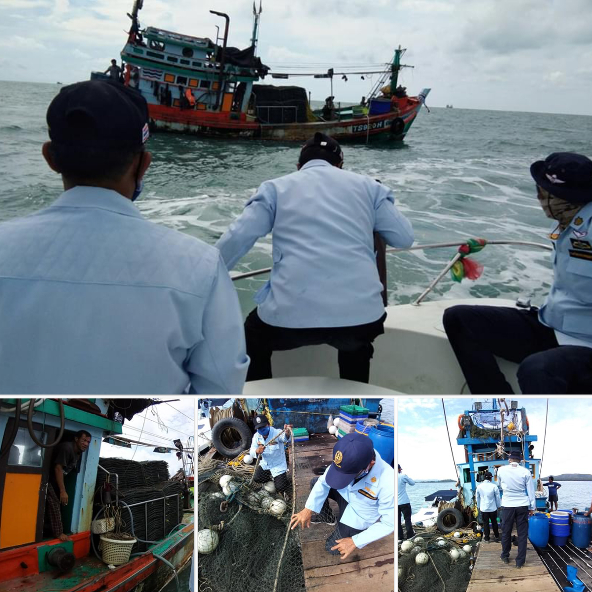ตรวจเรือประมงสงขลา เอกสารครบตามระเบียบ IUU