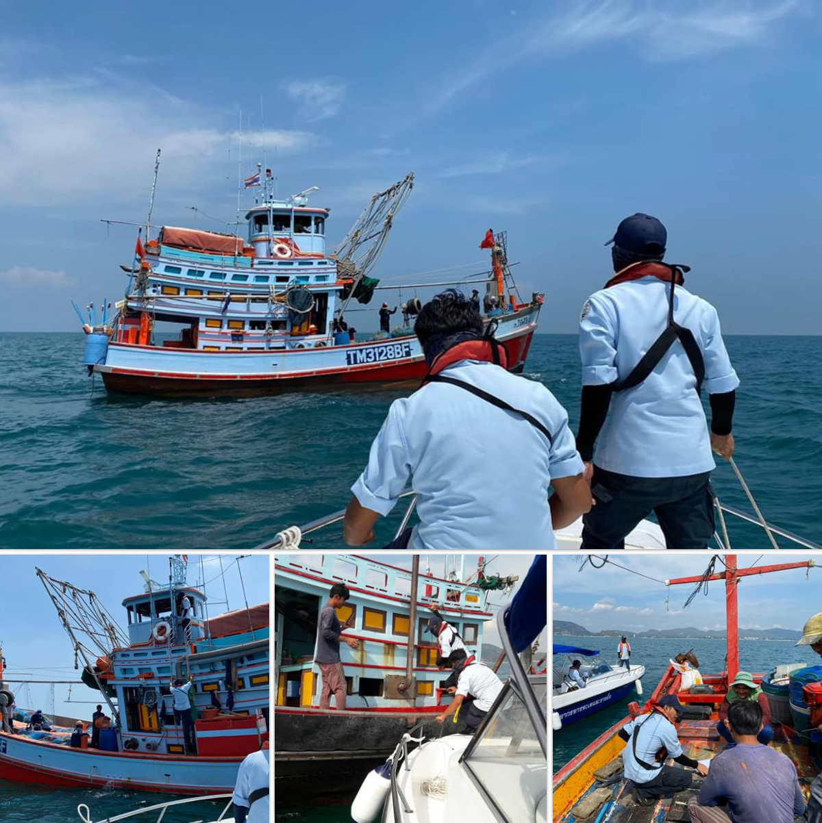 ตรวจเรือประมงประจวบคีรีขันธ์/เพชรบุรี เอกสารครบตามระเบียบ IUU