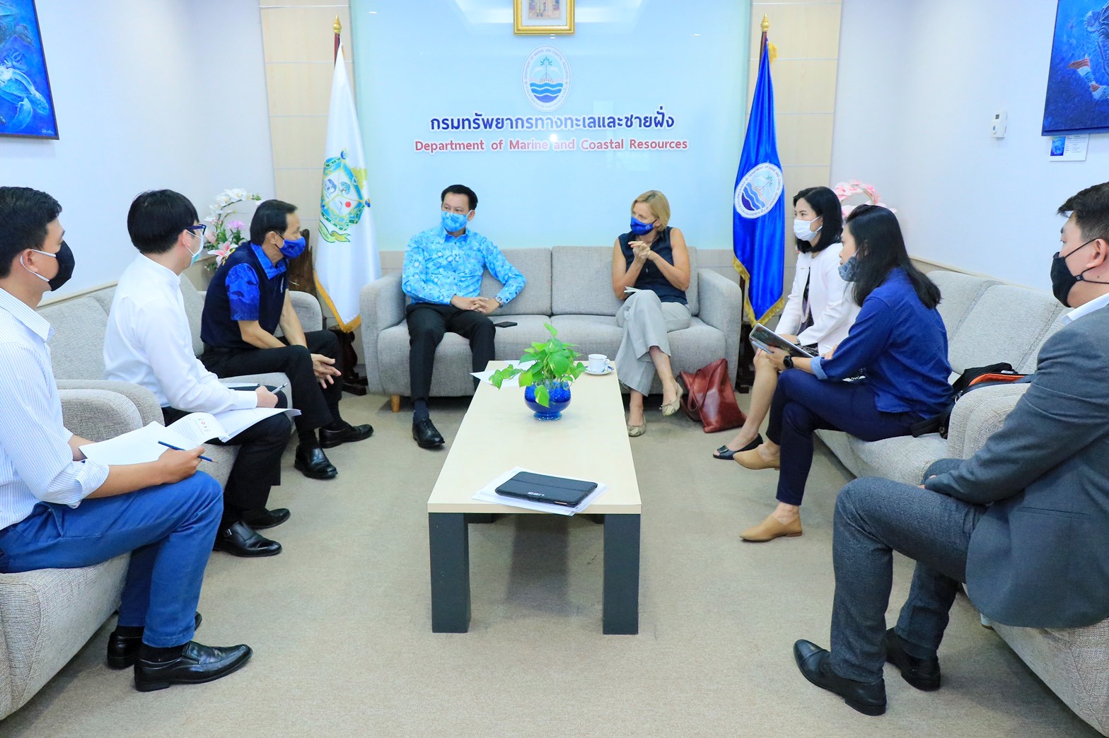 ทช. ร่วมหารือกับ IUCN และ กลุ่มบริษัท ดาว ประเทศไทย ในการบันทึกความเข้าใจความร่วมมือโครงการดาวและภาคีป่าชายเลนประเทศไทย