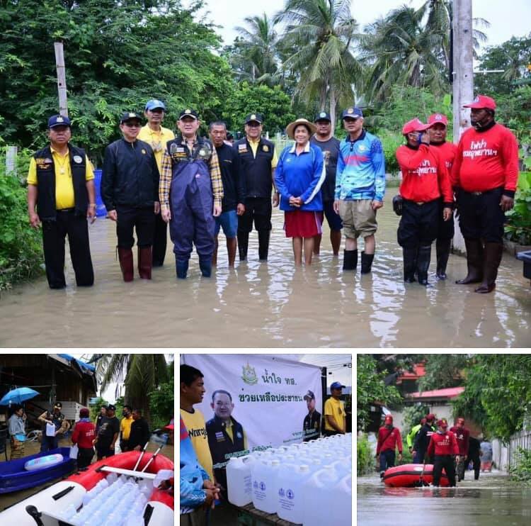 ที่ปรึกษา รมว.ทส. ลงพื้นที่ช่วยเหลือผู้ประสบอุทกภัยเพชรบุรีต่อเนื่อง