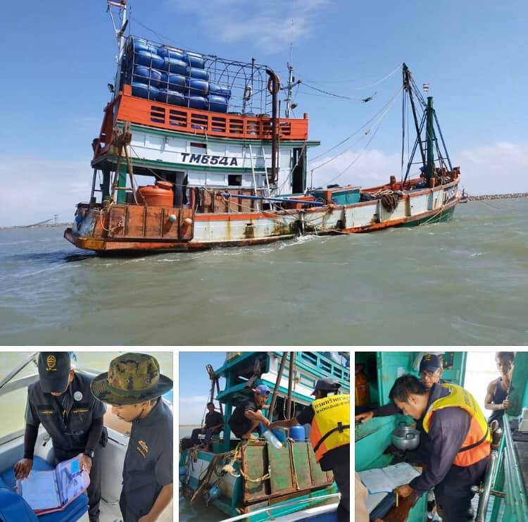ตรวจเรือประมงสงขลา เอกสารครบตามระเบียบ IUU