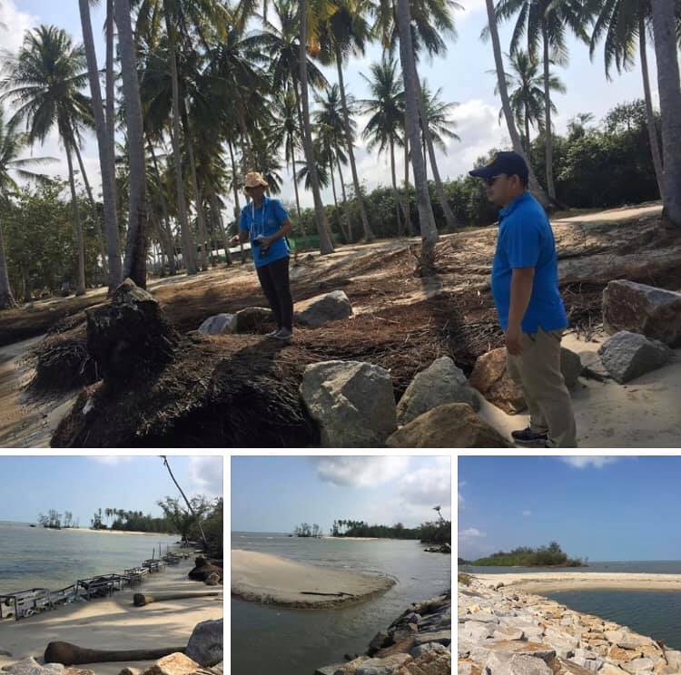 หาดเทพา ชายฝั่งสงขลา พบกัดเซาะไม่ถึงขั้นรุนแรง
