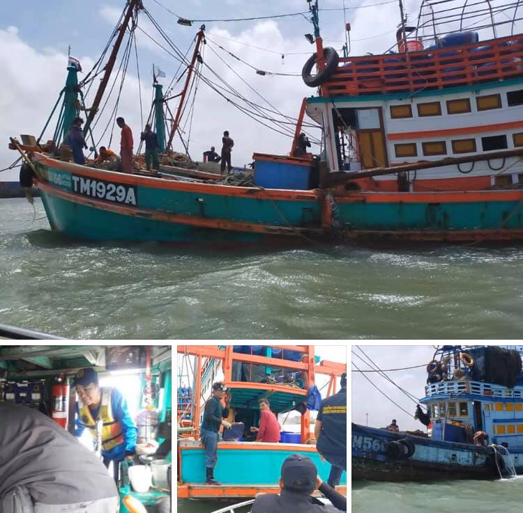 ตรวจเรือประมงสงขลา เอกสารครบตามระเบียบ IUU