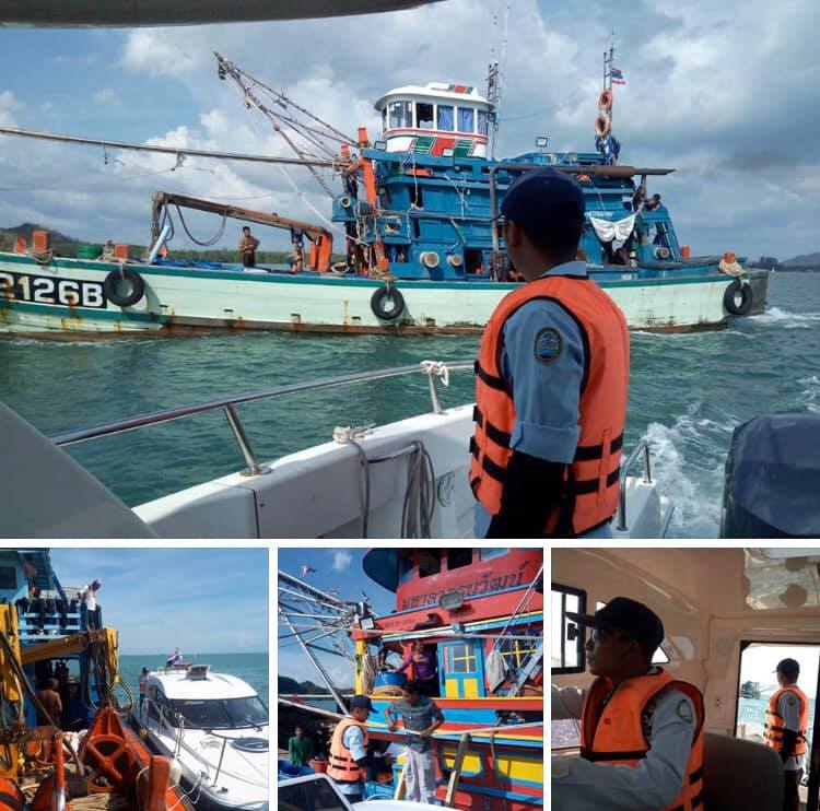 ตรวจเรือประมงสตูล เอกสารครบตามระเบียบ IUU