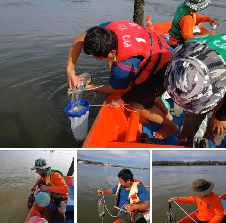 เฝ้าระวังสถานะคุณภาพน้ำทะเลฝั่งอ่าวไทยตอนบน
