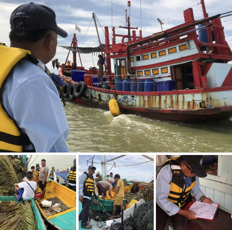 ตรวจเรือประมงทะเลสงขลา เอกสารครบตามระเบียบ IUU