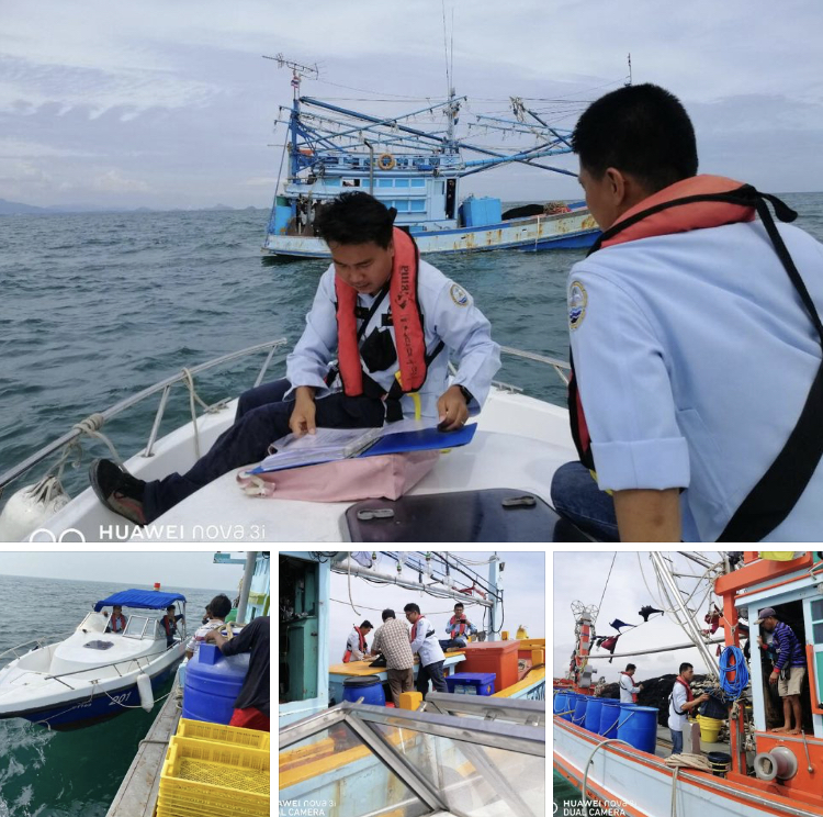 ตรวจเรือประมงทะเลประจวบคีรีขันธ์ เอกสารครบตามระเบียบ IUU